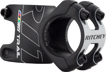 Ritchey WCS Trail Stem - 35mm, 31.8 Clamp, +/-0, 1 1/8", Aluminum, Blatte EA Stems
