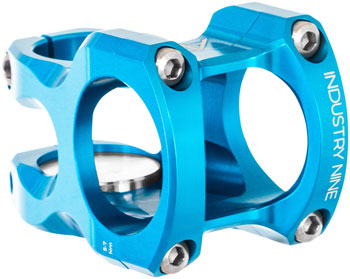 Industry Nine A35 Stem - 40mm, 35 Clamp, +/-8, 1 1/8", Aluminum, Turquoise EA Stems