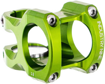 Industry Nine A35 Stem - 40mm, 35 Clamp, +/-8, 1 1/8", Aluminum, Lime EA Stems
