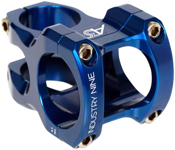 Industry Nine A35 Stem - 50mm, 35mm Clamp, +/-6, 1 1/8", Aluminum, Blue EA Stems