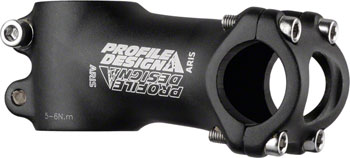 Profile Design Aris Stem - 70mm, 26 Clamp, +/-7, 1 1/8", Aluminum, Black EA Stems