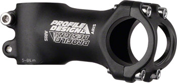 Profile Design Aris Stem - 90mm, 31.8 Clamp, +/-7, 1 1/8", Aluminum, Black EA Stems