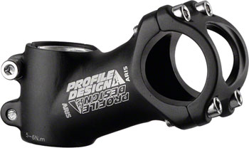 Profile Design Aris Stem - 70mm, 31.8 Clamp, +/-25, 1 1/8", Aluminum, Black EA Stems