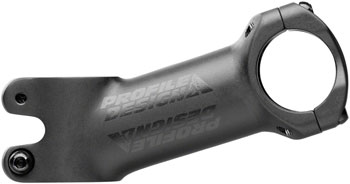 Profile Design 1/Seventeen Stem - 80 mm, 31.8 Clamp, +/-17, 1 1/8", Alloy, Black EA Stems