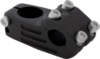 Zoom Top Load BMX Stem: 48mm Black EA BMX Stems
