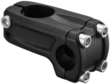 Zoom Front Load BMX Stem: 48mm Black EA BMX Stems