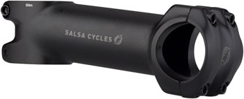 Salsa Guide Stem - 100mm, 31.8 Clamp, +/-6, 1 1/8", Aluminum, Black EA Stems