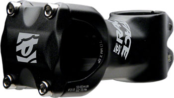 RaceFace Ride XC Stem - 60mm, 31.8 Clamp, +/-6, 1 1/8", Aluminum, Black EA Stems