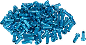 DT Swiss Standard Spoke Nipples - Aluminum, 2.0 x 12mm, Turquoise, Box of 100 BOX Spoke Nipple