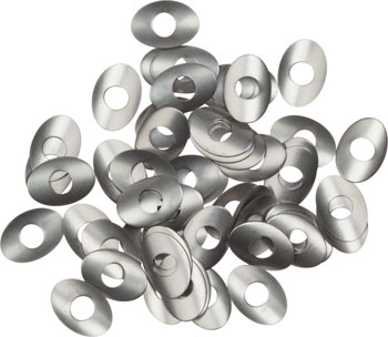 Zipp Oval Nipple Washers for Firecrest Wheels, 50-pack BAG Spoke Washer