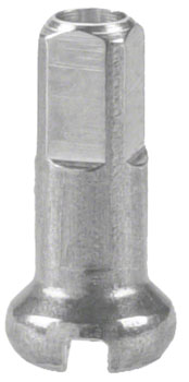 DT Swiss Standard Spoke Nipples - Aluminum, 2.0 x 12mm, Silver, Box of 100 Silver BOX Spoke Nipple
