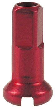 DT Swiss Standard Spoke Nipples - Aluminum, 1.8 x 12mm, Red, Box of 100 Red BOX Spoke Nipple