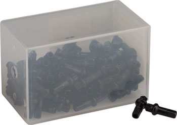 DT Swiss Pro Head Spoke Nipples - Aluminum, 2.0 x 15mm, Black, Box of 100 Black BOX Spoke Nipple