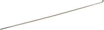 DT Swiss Aerolite Spoke - 2.0mm, Bladed, 254mm, J-Bend, Silver, Each Silver EA Spoke, Individual