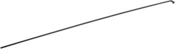DT Swiss Aero Comp Spoke - 2.0mm, Bladed, 264mm, J-Bend, Black, Each Black EA Spoke, Individual