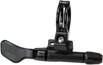 KS Southpaw Dropper Post Remote Lever - 22.2mm Clamp, Alloy EA Dropper Seatpost Remote