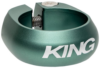 Chris King Seatpost Clamp - 34.9mm, Bolt-On, Matte Jade Matte Jade EA Seatpost Clamp