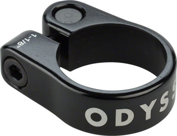 Odyssey Slim Seatpost Clamp - 1-1/8", Bolt-On, Black EA Seatpost Clamp