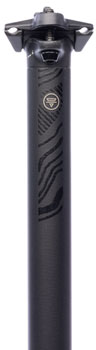 Teravail Stratum SE Seatpost - 27.2 x 400mm, 0mm Offset, Black EA Seatposts