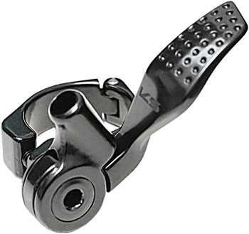 KS KG Drop 1.0 Dropper Post Remote Lever - 24.2mm Clamp, Alloy, Black EA Dropper Seatpost Remote