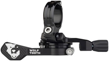 Wolf Tooth ReMote Pro Dropper Post Lever - 22.2mm Clamp, Black EA Dropper Seatpost Remote