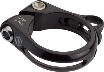 Promax DP-1 Dropper Seatpost Clamp - 34.9mm, Bolt-On, Black EA Seatpost Clamp