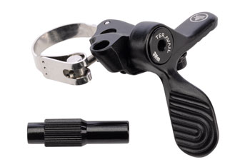 Teravail Drop Bar Remote - Dual-Action, Black EA Dropper Seatpost Remote