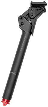 Redshift Sports ShockStop Pro Suspension Seatpost - 27.2 x 350mm, 35mm Travel, Aluminum, Black EA Suspension Seatpost