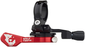 Wolf Tooth ReMote Pro Dropper Post Lever - 22.2mm Clamp, Red EA Dropper Seatpost Remote