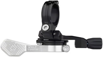 Wolf Tooth ReMote Pro Dropper Post Lever - 22.2mm Clamp, Silver EA Dropper Seatpost Remote