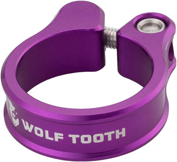 Wolf Tooth Seatpost Clamp - 29.8mm, Bolt-On, Ultraviolet Purple Ultraviolet Purple EA