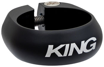 Chris King Seatpost Clamp - 34.9mm, Bolt-On, Matte Black Matte Black EA Seatpost Clamp