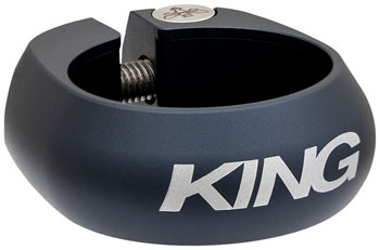 Chris King Seatpost Clamp - 34.9mm, Bolt-On, Midnight EA Seatpost Clamp