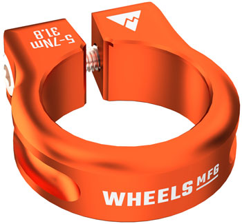 Wheels Manufacturing Seatpost Clamp - 31.8mm, Bolt-On, Orange EA Seatpost Clamp