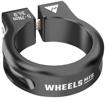 Wheels Manufacturing Seatpost Clamp - 34.9mm, Bolt-On, Black EA Seatpost Clamp