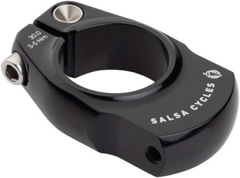 Salsa Rack-Lock Seatpost Clamp - 30.0mm, Bolt-On, Black EA Seatpost Clamp