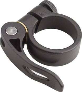 Zoom Alloy Seatpost Clamp - 31.8mm, QR, Black EA Seatpost Clamp