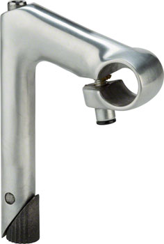Zoom HE 1" Quill Stem - 80mm, 25.4 Clamp, -17, 22.2-24tpi Quill, Aluminum, Silver EA Stems