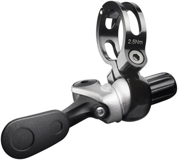 Crankbrothers Highline Dropper Seatpost Remote - 22.2mm Clamp, Silver/Black EA Dropper Seatpost Remote