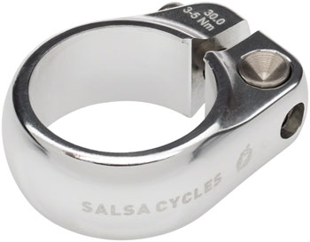 Salsa Lip-Lock Seatpost Clamp - 30.0mm, Bolt-On, Silver EA Seatpost Clamp