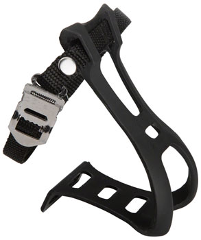 Dimension Toe Clip and Strap Set SM Black SET Toe Clip & Strap