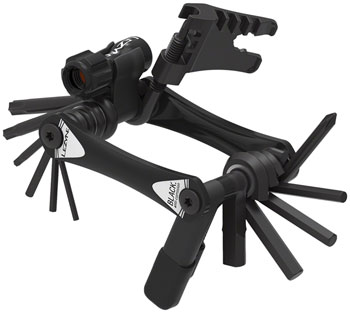 Lezyne Rap II - 20 Tubeless Multi Tool - 20 Tools, With Chain Tool, Tubeless Plug Kit, Co2 Inflator, Black EA Bike Multi-Tools