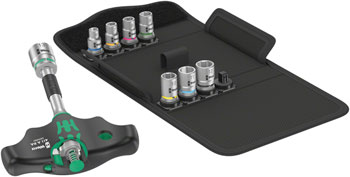 Wera Kraftform Kompakt 400 RA T-Handle Ratchet Set 2 - 9 Pieces EA Ratchets and Bits