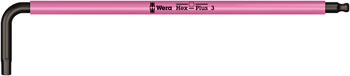 Wera 950 SPKL L-Key Hex Wrench - 3mm, Pink EA Hex Wrenches