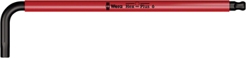 Wera 950 SPKL L-Key Hex Wrench - 6mm, Red EA Hex Wrenches