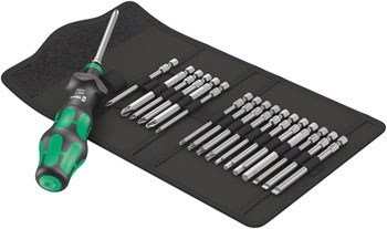 Wera Kraftform Kompakt Turbo 1 Driver and Bit Set EA Ratchets and Bits