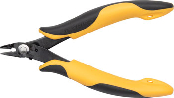Jagwire Sport Zip-Tie Flush Cutter with Holding Function, Yellow/Black EA Pliers