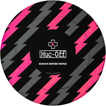 Muc-Off Disc Brake Covers, Black/Pink EA Bike Protector
