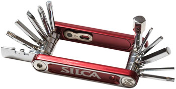 Silca Italian Army Knife Multitool - Tredici Red EA Bike Multi-Tools