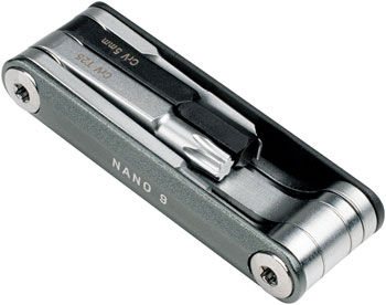 Topeak Nano 9 Multi Tool - Black/Gray EA Bike Multi-Tools